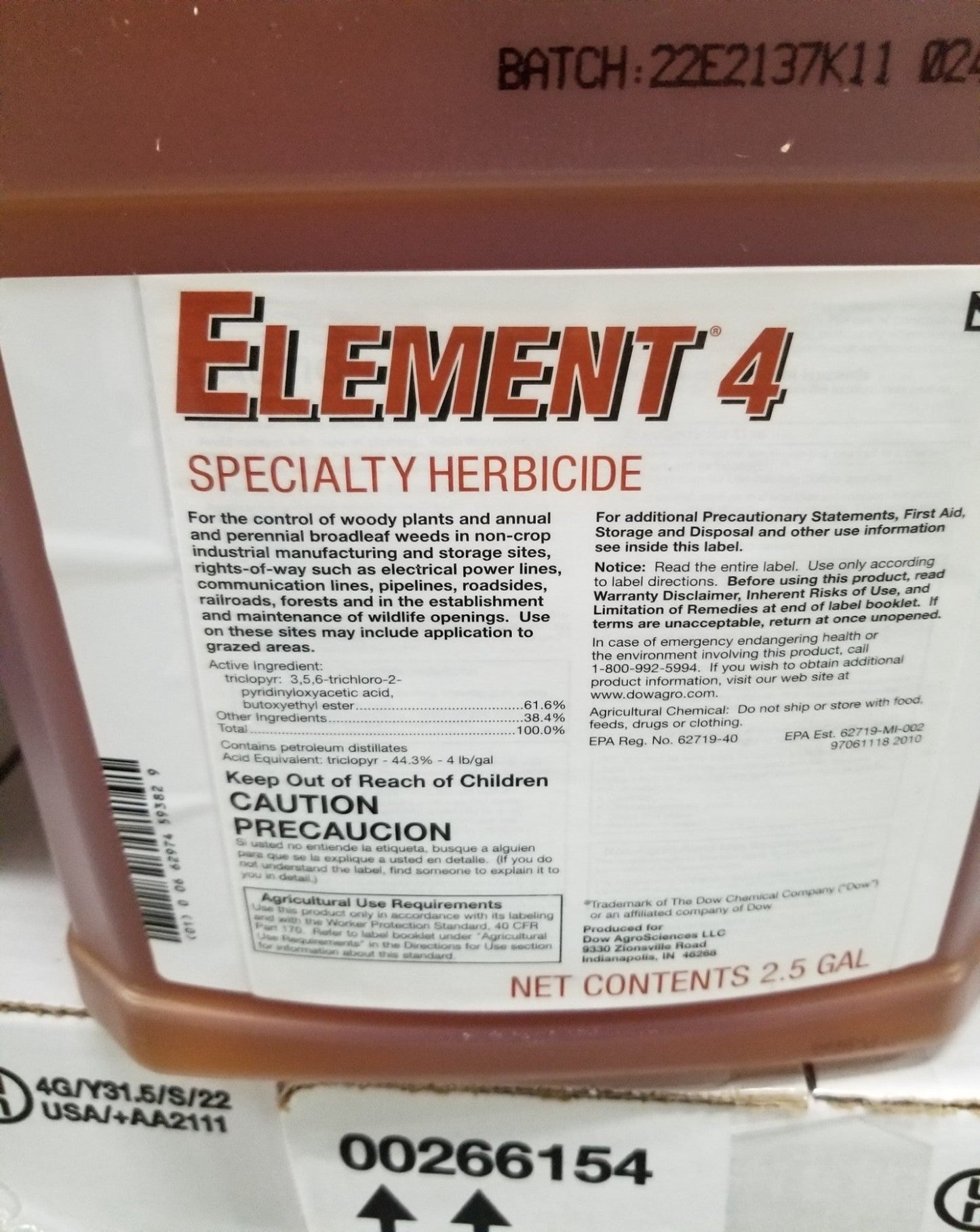 61.6% Triclopry Specialty Herbicide.