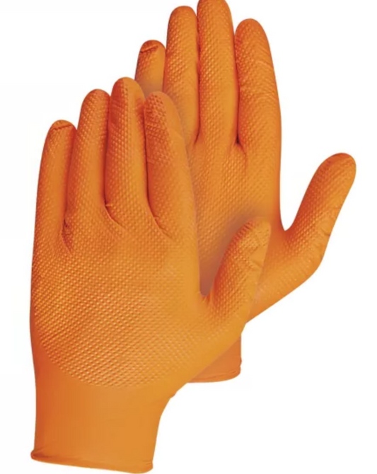 Orange Tiger Grip Gloves