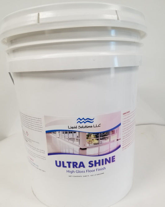 Ultra Shine High solids floor finish.